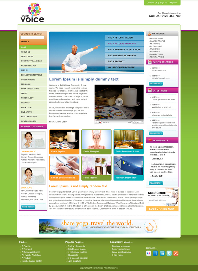 Diseño Web por Manuli para este proyecto | Diseño #194556