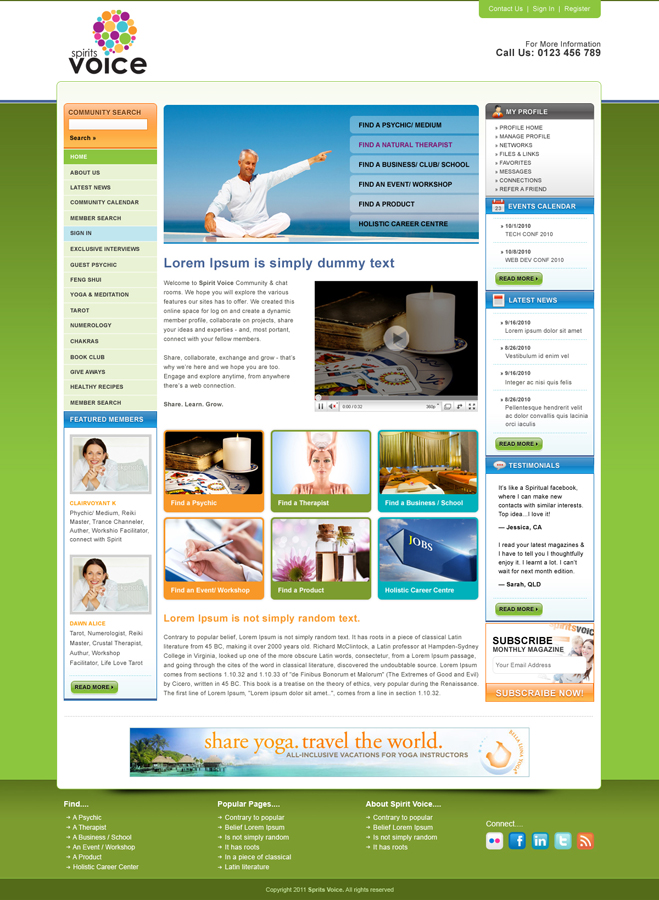 Web Design by Manuli for this project | Design #195528