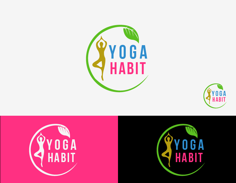 Logo-Design von row3webs für Yoga Habit | Design #4218932
