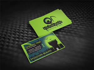 Business Card Design for New Game Studio | Business Card Design by diRtY.EMM