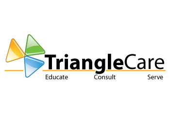 Logo Design by Dezign by Elite for Triangle Care Insurance | Design: #4196