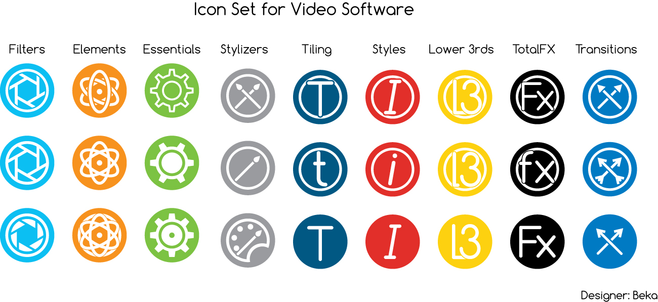 Icon Design by Beka for NewBlue, Inc. | Design #4229546