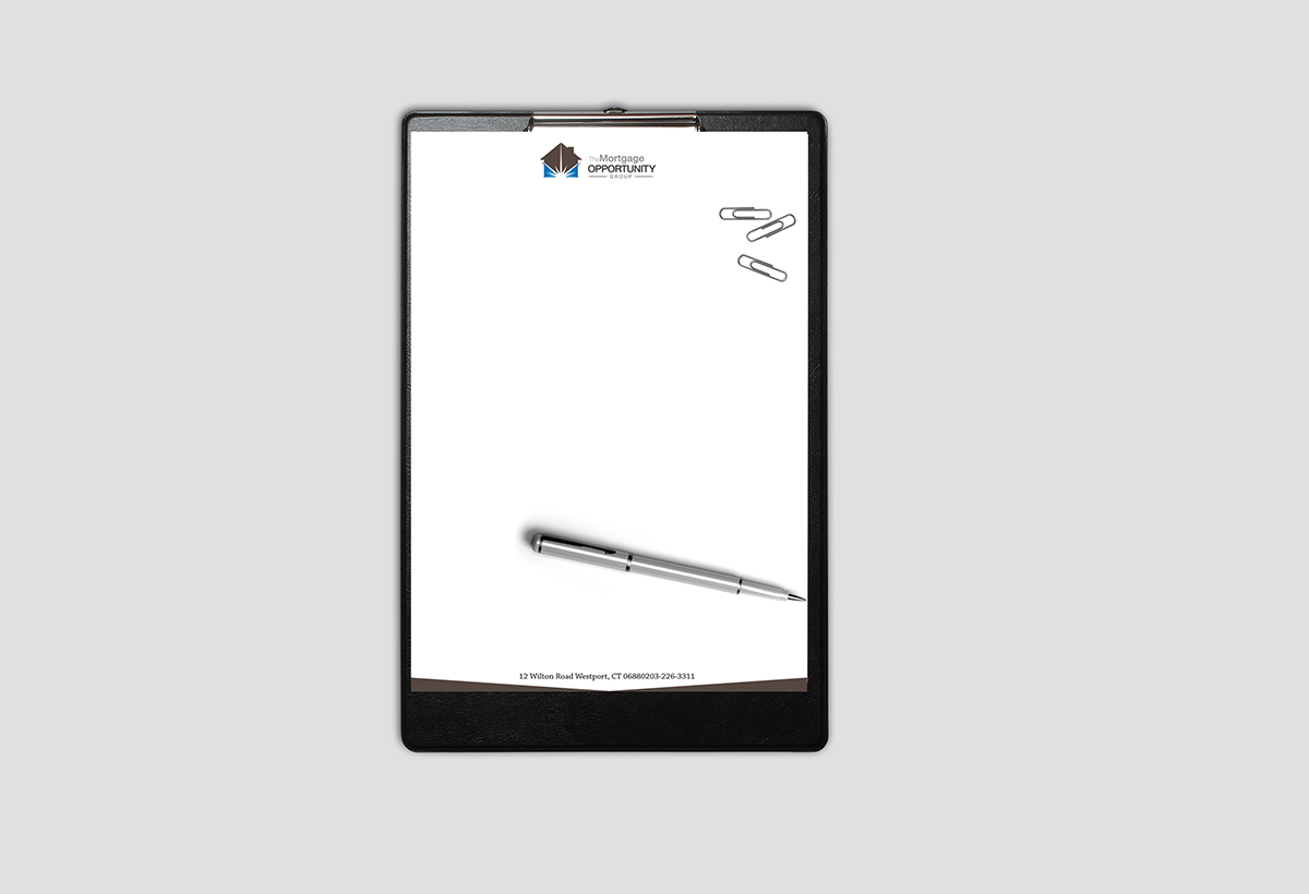 Letterhead Design by Aysan for The Mortgage Opportunity Group | Design #4217512