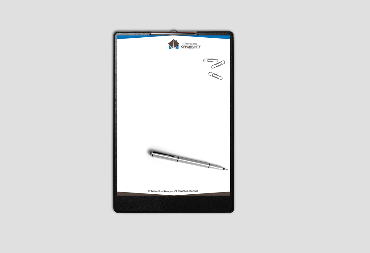 Diseño de Membrete por Aysan para The Mortgage Opportunity Group | Diseño #4217514