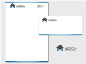 Letterhead Design by Ishaa for The Mortgage Opportunity Group | Design #4220257