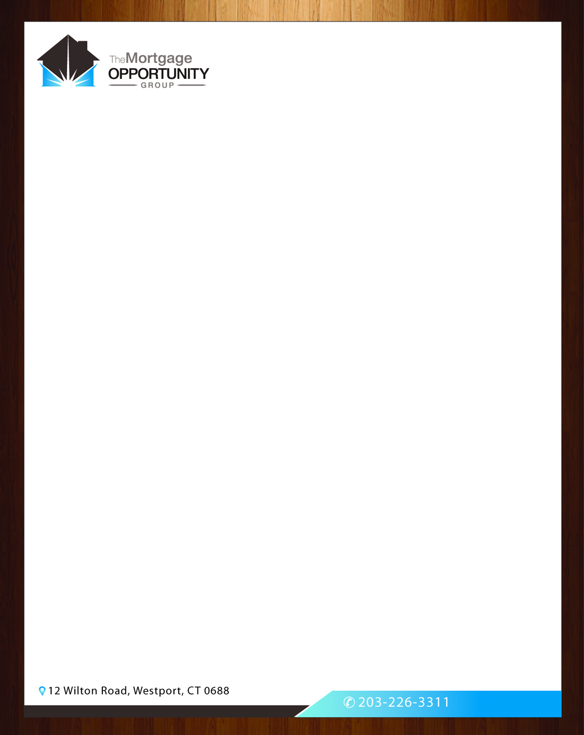 Letterhead Design by harmi_199 for The Mortgage Opportunity Group | Design #4220395