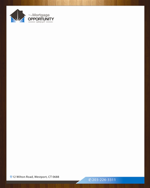 Letterhead Design by harmi_199 for The Mortgage Opportunity Group | Design: #4220395