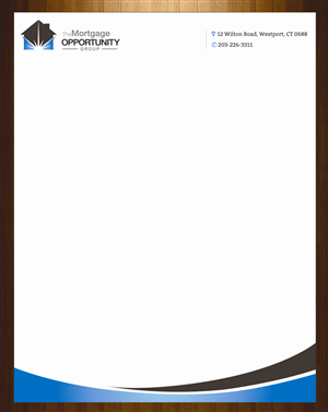 Letterhead Design by harmi_199 for The Mortgage Opportunity Group | Design: #4220399