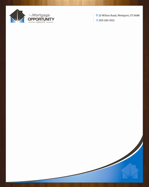 Letterhead Design by harmi_199 for The Mortgage Opportunity Group | Design: #4220406