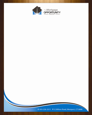 Letterhead Design by harmi_199 for The Mortgage Opportunity Group | Design: #4220412