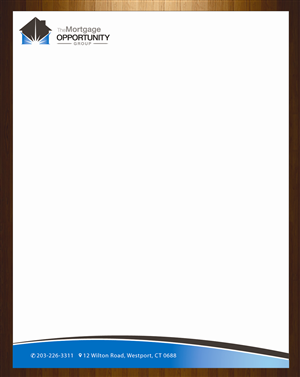 Letterhead Design by harmi_199 for The Mortgage Opportunity Group | Design: #4220443