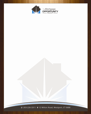 Letterhead Design by harmi_199 for The Mortgage Opportunity Group | Design: #4220452
