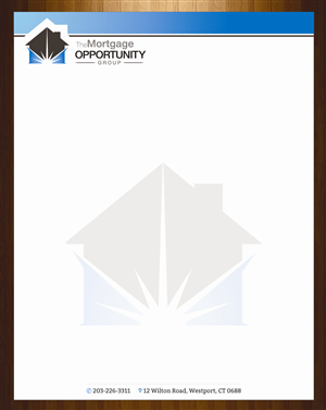 Letterhead Design by harmi_199 for The Mortgage Opportunity Group | Design: #4220463