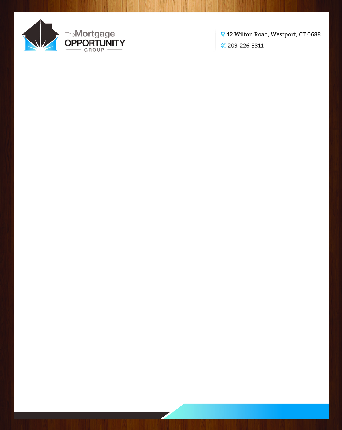 Letterhead Design by harmi_199 for The Mortgage Opportunity Group | Design #4220470