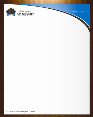 Letterhead Design by harmi_199 for The Mortgage Opportunity Group | Design: #4220479