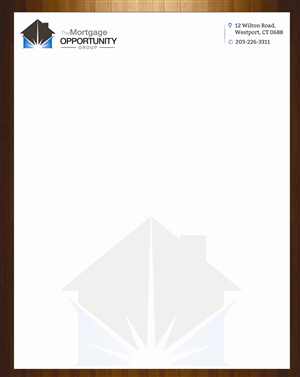Letterhead Design by harmi_199 for The Mortgage Opportunity Group | Design: #4220493