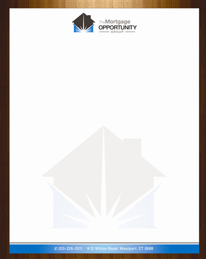 Letterhead Design by harmi_199 for The Mortgage Opportunity Group | Design: #4220521