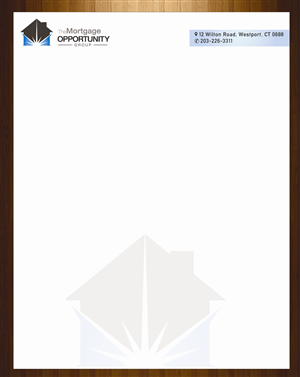 Letterhead Design by harmi_199 for The Mortgage Opportunity Group | Design: #4220535