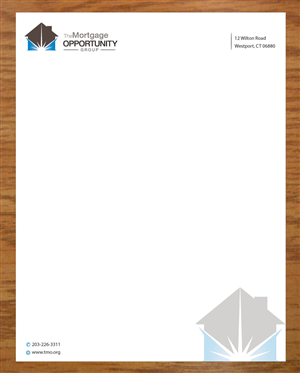 Letterhead Design by Joy16589 for The Mortgage Opportunity Group | Design: #4214609