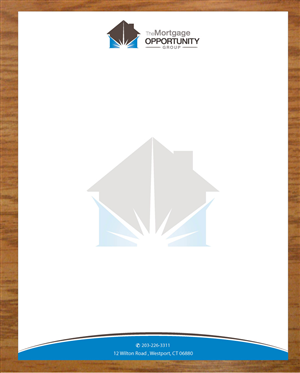 Letterhead Design by Joy16589 for The Mortgage Opportunity Group | Design: #4214624