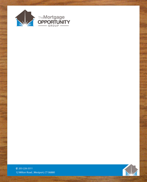 Letterhead Design by Joy16589 for The Mortgage Opportunity Group | Design: #4214669