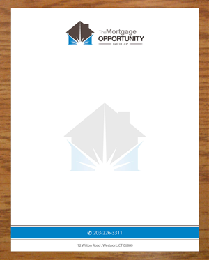 Letterhead Design by Joy16589 for The Mortgage Opportunity Group | Design: #4214695