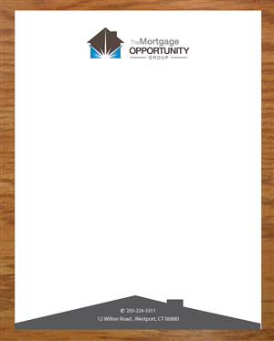 Letterhead Design by Joy16589 for The Mortgage Opportunity Group | Design: #4214699