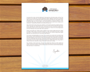 Letterhead Design by moonrock for The Mortgage Opportunity Group | Design: #4231633