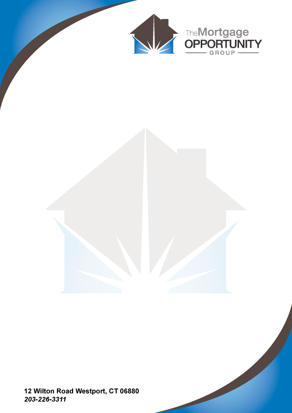 Letterhead Design by Sing Wei for The Mortgage Opportunity Group | Design #4235533