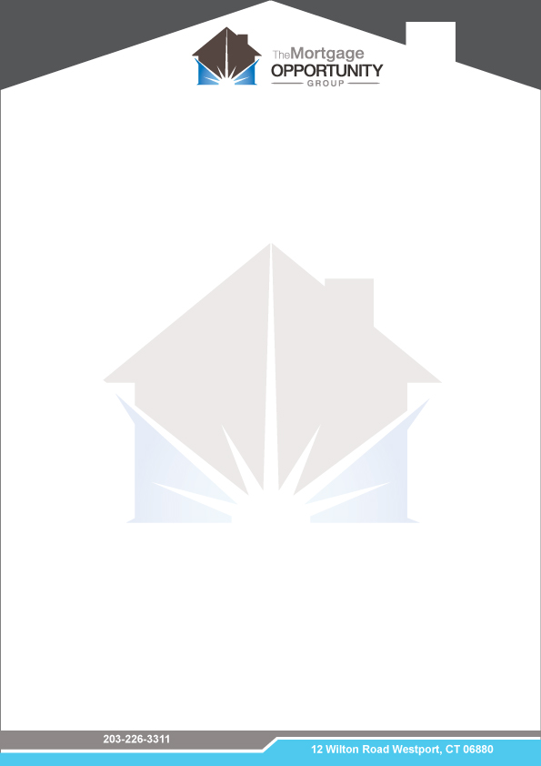 Letterhead Design by Sing Wei for The Mortgage Opportunity Group | Design #4235540