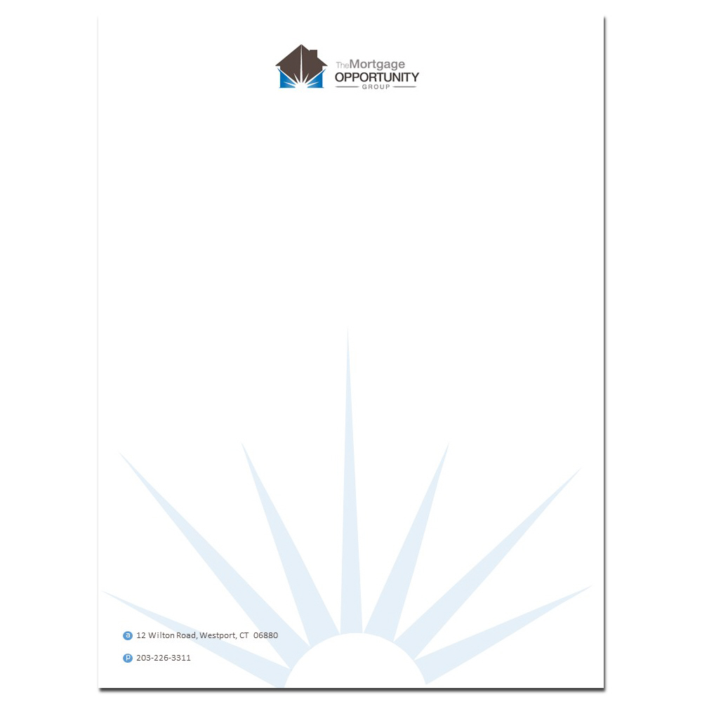 Diseño de Membrete por janoliver para The Mortgage Opportunity Group | Diseño #4276534