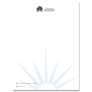 Letterhead Design by janoliver for The Mortgage Opportunity Group | Design: #4276534