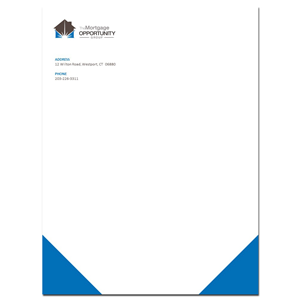 Letterhead Design by janoliver for The Mortgage Opportunity Group | Design: #4276542