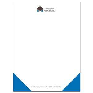 Letterhead Design by janoliver for The Mortgage Opportunity Group | Design: #4276543