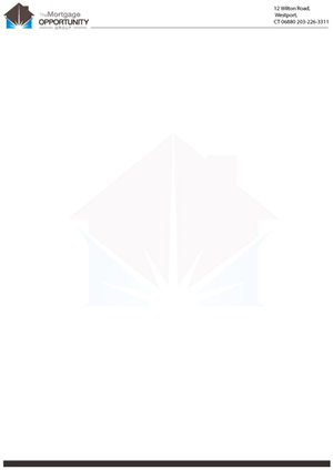 Letterhead Design by Mr Singh for The Mortgage Opportunity Group | Design: #4231568