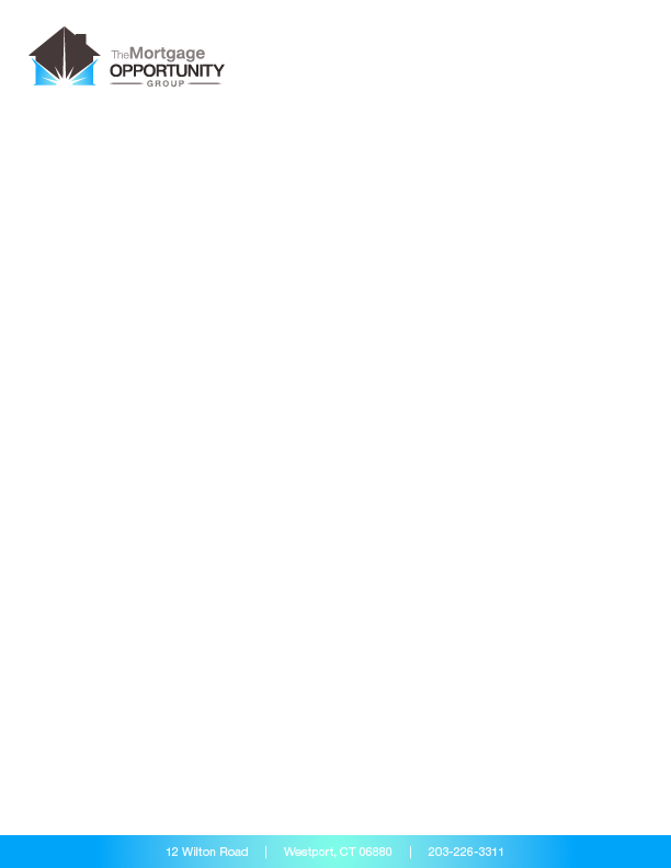 Letterhead Design by ArtCrowd™ for The Mortgage Opportunity Group | Design #4213682