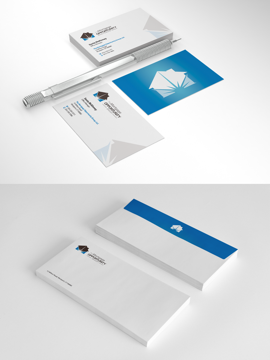 Letterhead Design by Sarah Mathews for The Mortgage Opportunity Group | Design #4332424