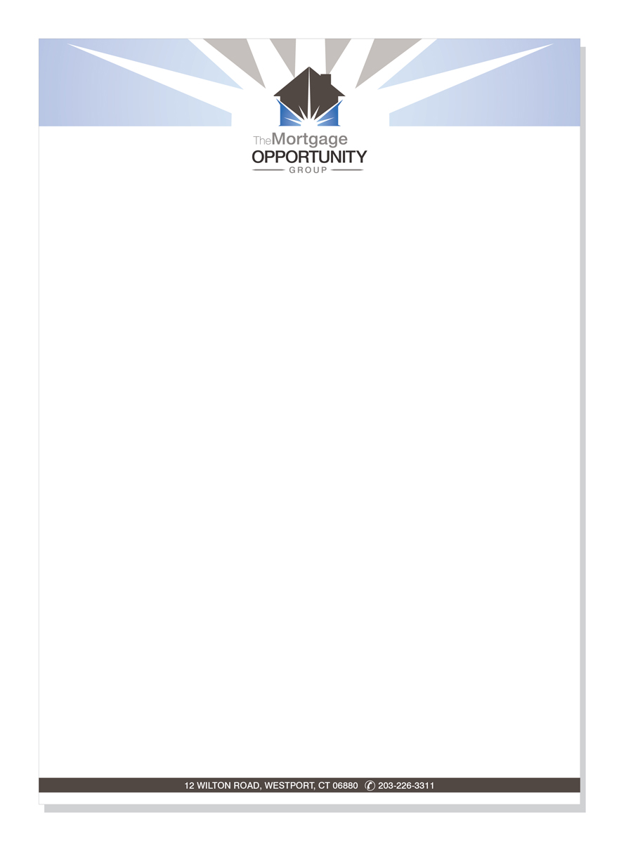 Letterhead Design by atularts for The Mortgage Opportunity Group | Design #4215043