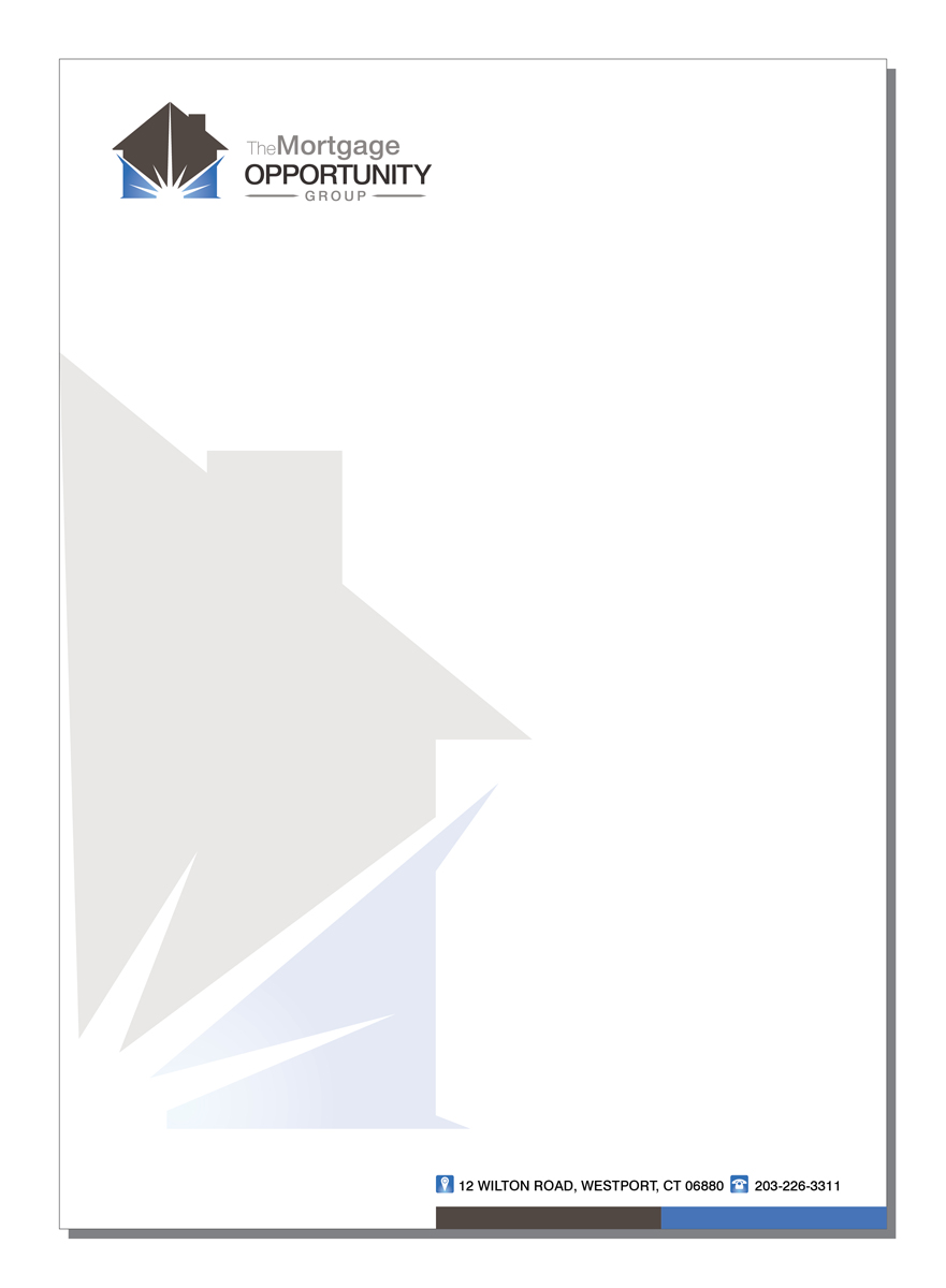 Letterhead Design by atularts for The Mortgage Opportunity Group | Design #4220908