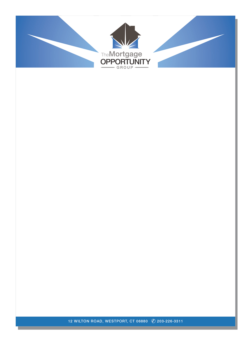 Letterhead Design by atularts for The Mortgage Opportunity Group | Design #4249655