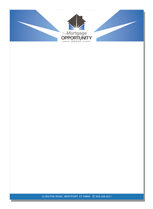 Letterhead Design by atularts for The Mortgage Opportunity Group | Design: #4249655