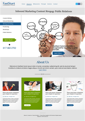Design Wordpress par AVROM pour ce projet | Design : #4251558