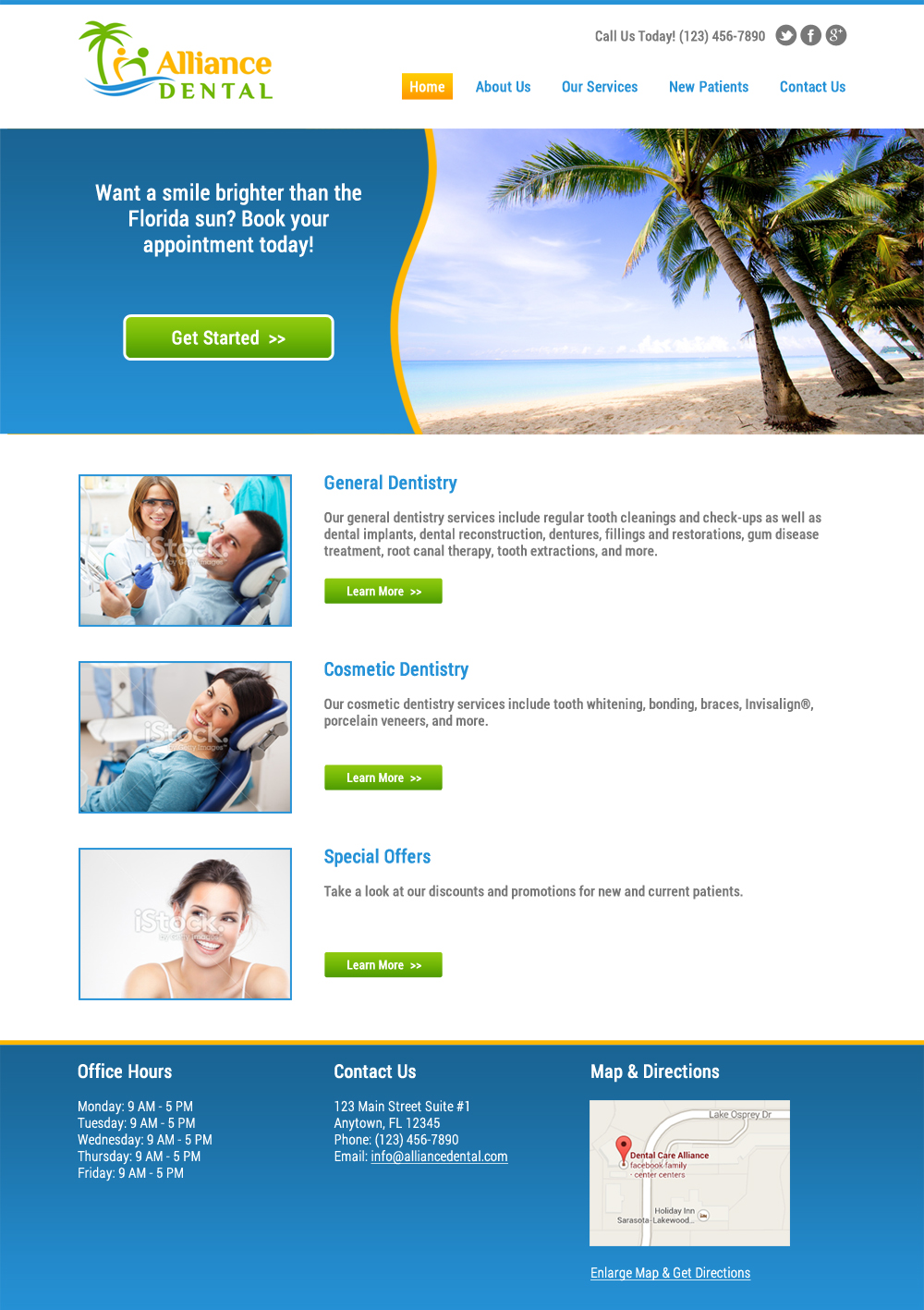 Diseño Web por dhobeika para Alliance Dental | Diseño #4234943