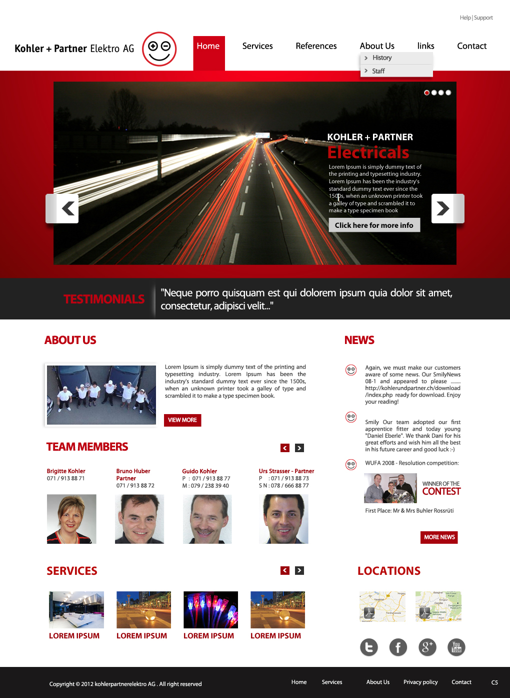 Web Design by pb for this project | Design #1203632