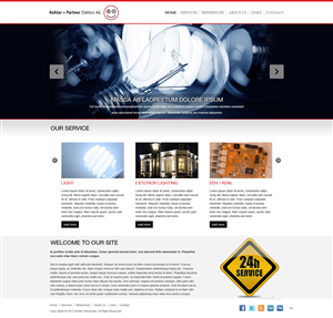 Web Design by pb for this project | Design: #1203674