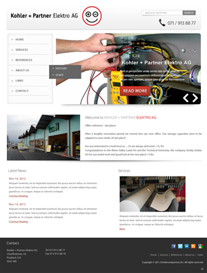 Web Design by pb for this project | Design: #1203678