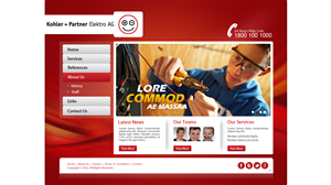 Web Design by pb for this project | Design: #1203679