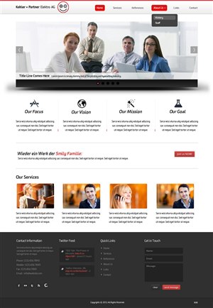 Web Design by pb for this project | Design: #1203683