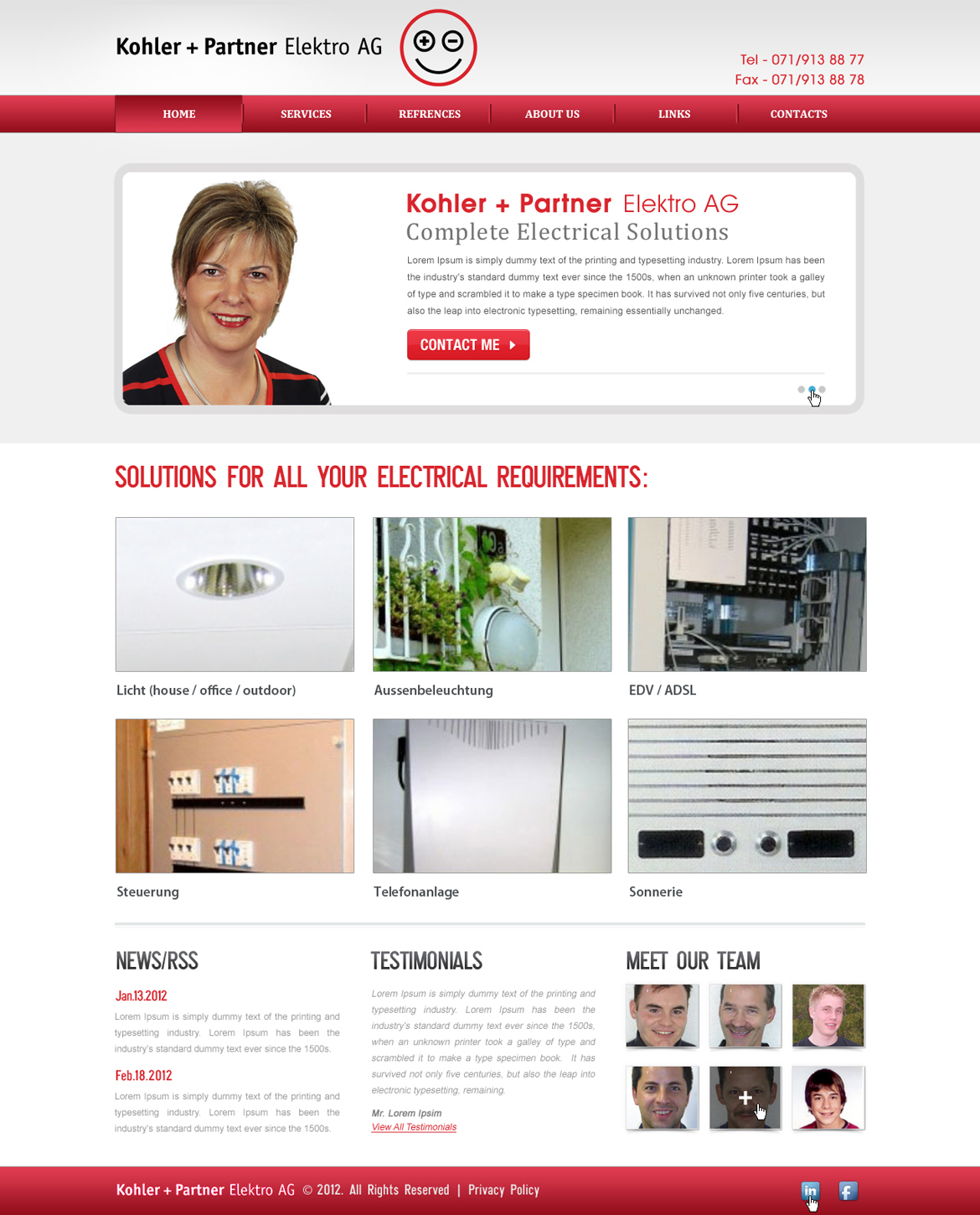 Web Design by Creative Chamber for this project | Design #1209685