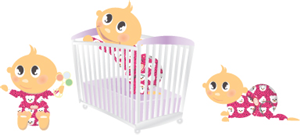 The Baby That Never Sleeps! Cheeky baby required!  | Illustration Design by Mandy Illustrator